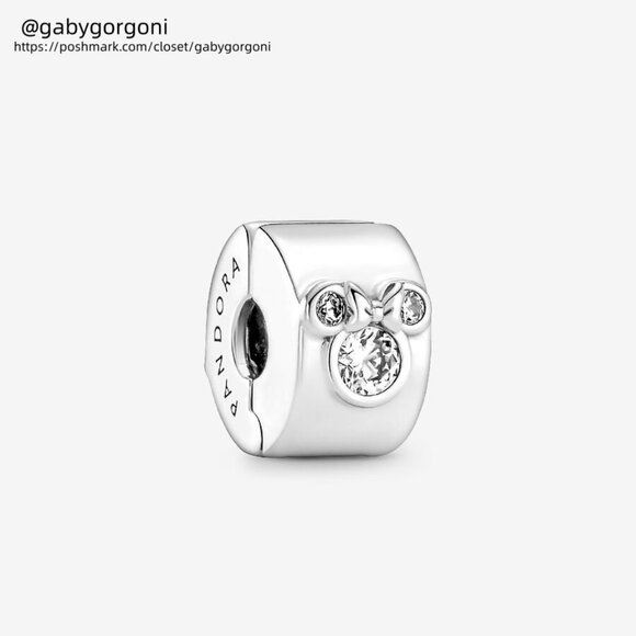 Pandora Disney Mickey Mouse & Minnie Mouse Clip Charm|Pendant - Picture 1 of 2